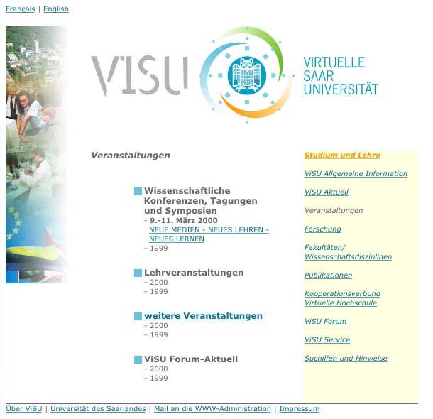 Sscreenshot Visu-Web-Site