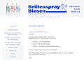 Brillenspray Blasen