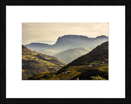 Kunstdruck, Poster, Leinwand: Südtirol