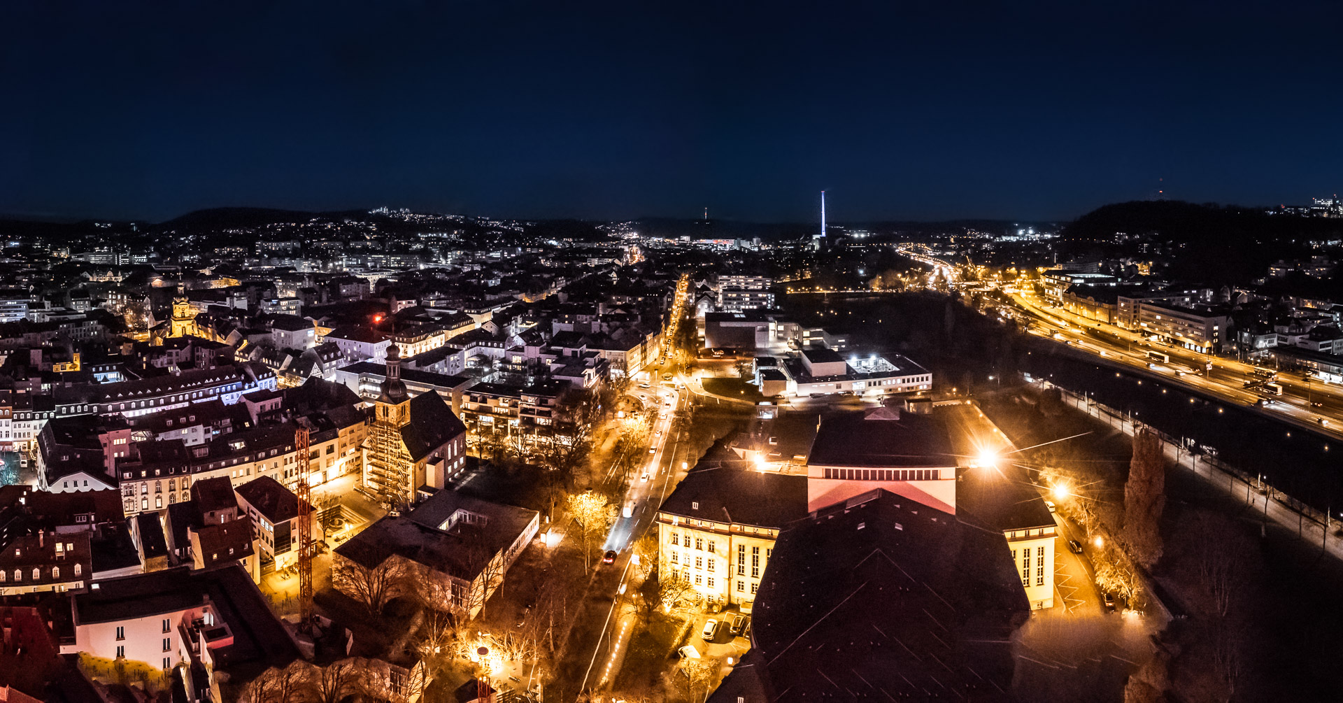 Saarbrücken by night