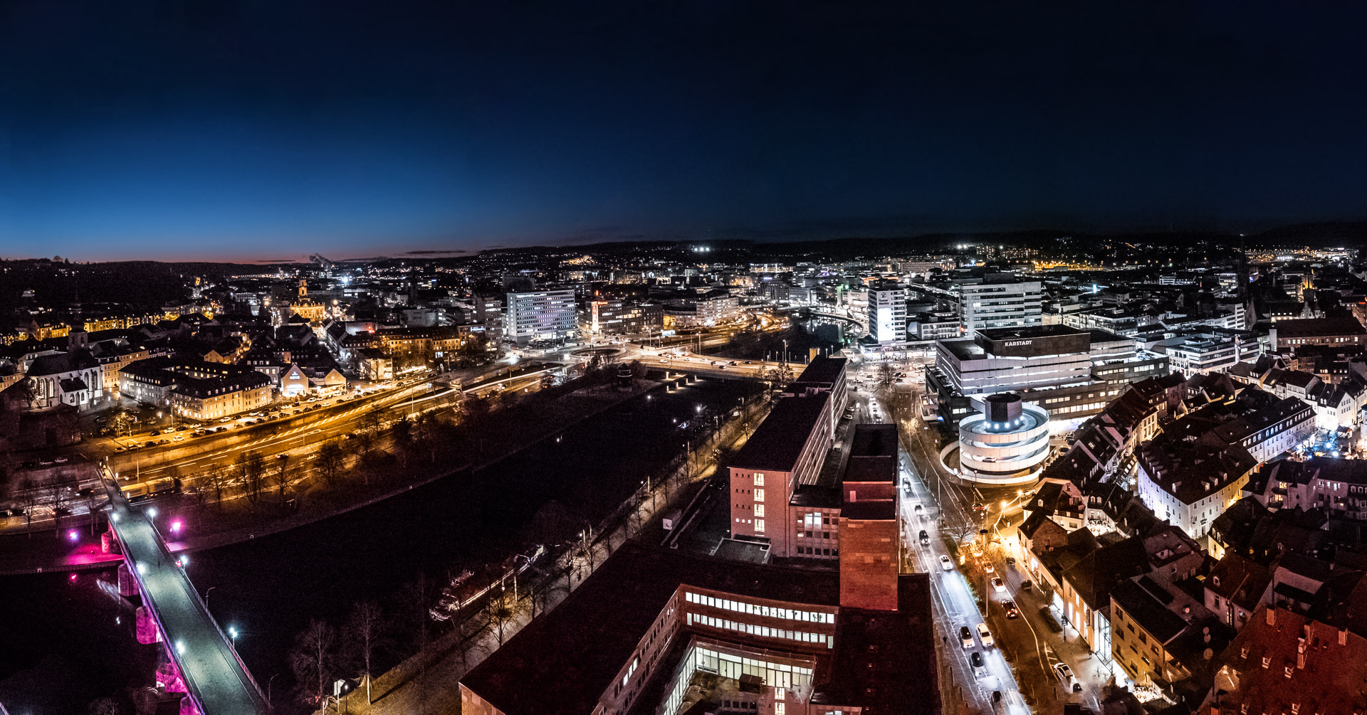 Saarbrücken by night