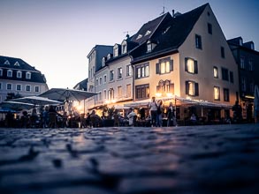 Blaue Stunde in Saarbrücken Blaue Stunde in Saarbrücken
