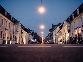 Blaue Stunde in Saarbrücken Blaue Stunde in Saarbrücken
