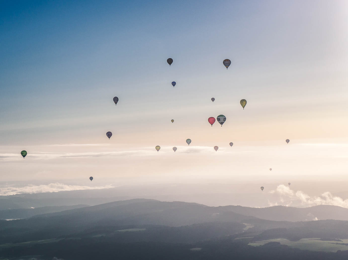 Heißluftballons