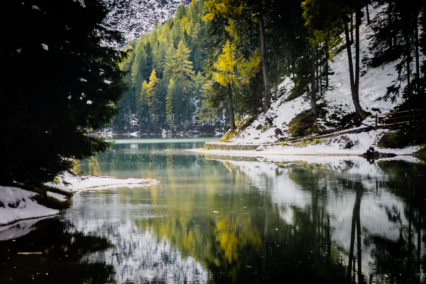 Pragser Wildsee Winter