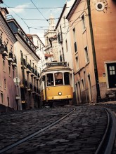 Straßenbahn / Tram in Lissabon