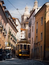 Straßenbahn / Tram in Lissabon