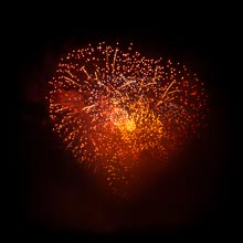 Herz, Feuerwerk